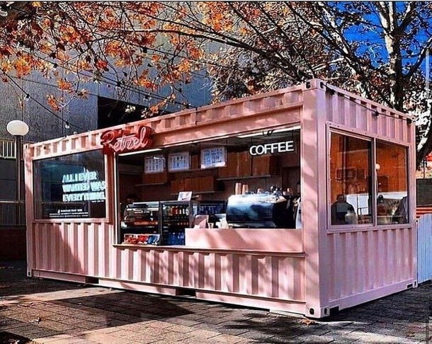 40ft Container Café For Dubai Marina